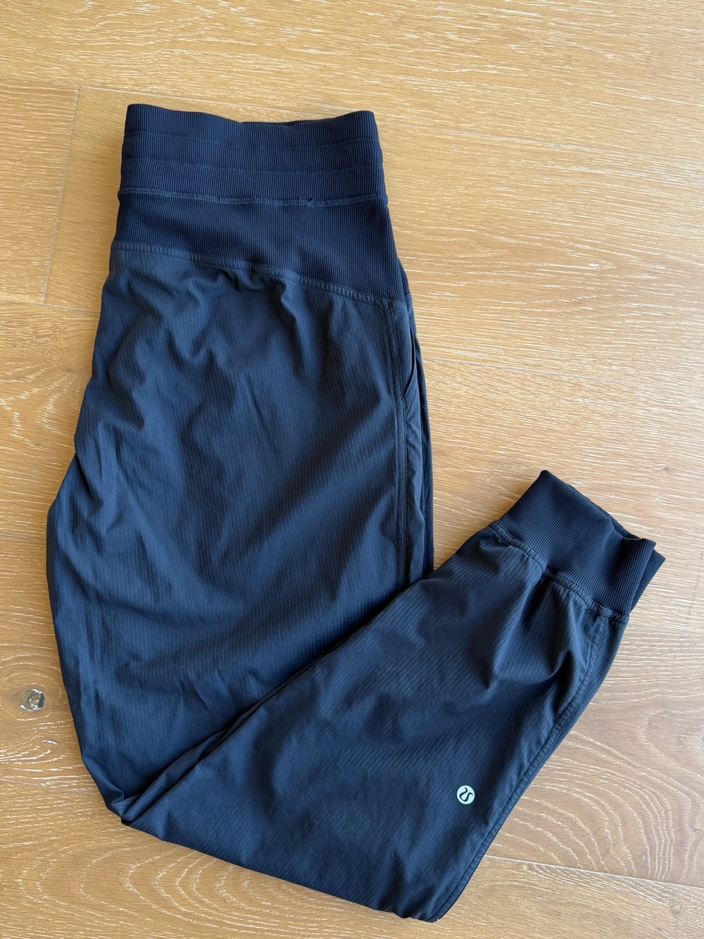 Lululemon Black Ruched Dance Studio Jogger Pants Size 10